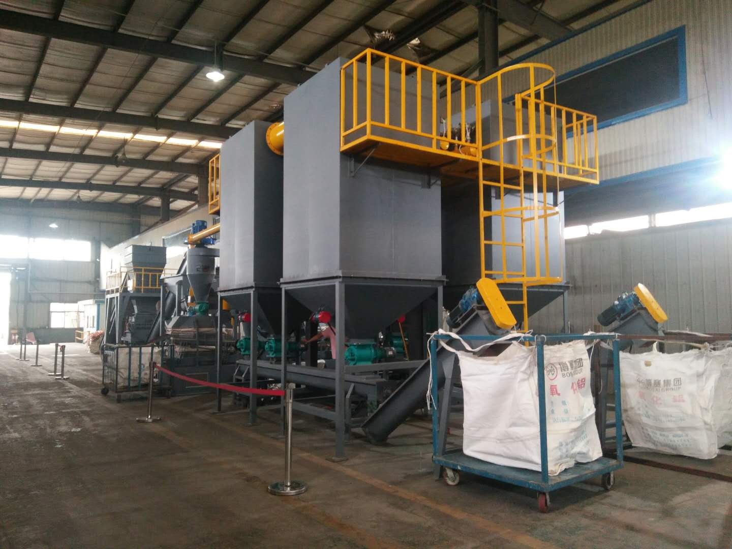 PCB recycling plant