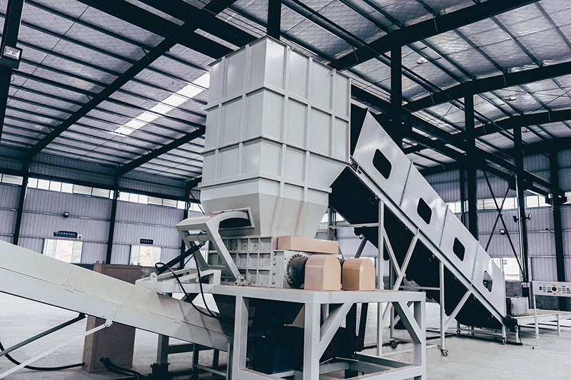 Waste appliances recycling plant